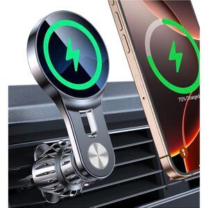 15W Magsafe Car Mount Charger Magnetic Wireless Car Charger for iPhones and othe